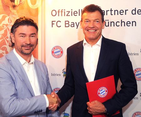 Kooperation: FC Bayern München mit Region Istrien