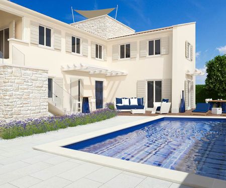 Mietvilla mit Pool und Grill als Ferientrend an der Adria